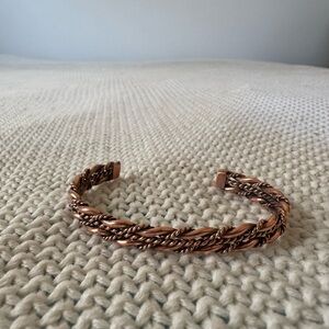 Native Elaine Tahe copper cuff